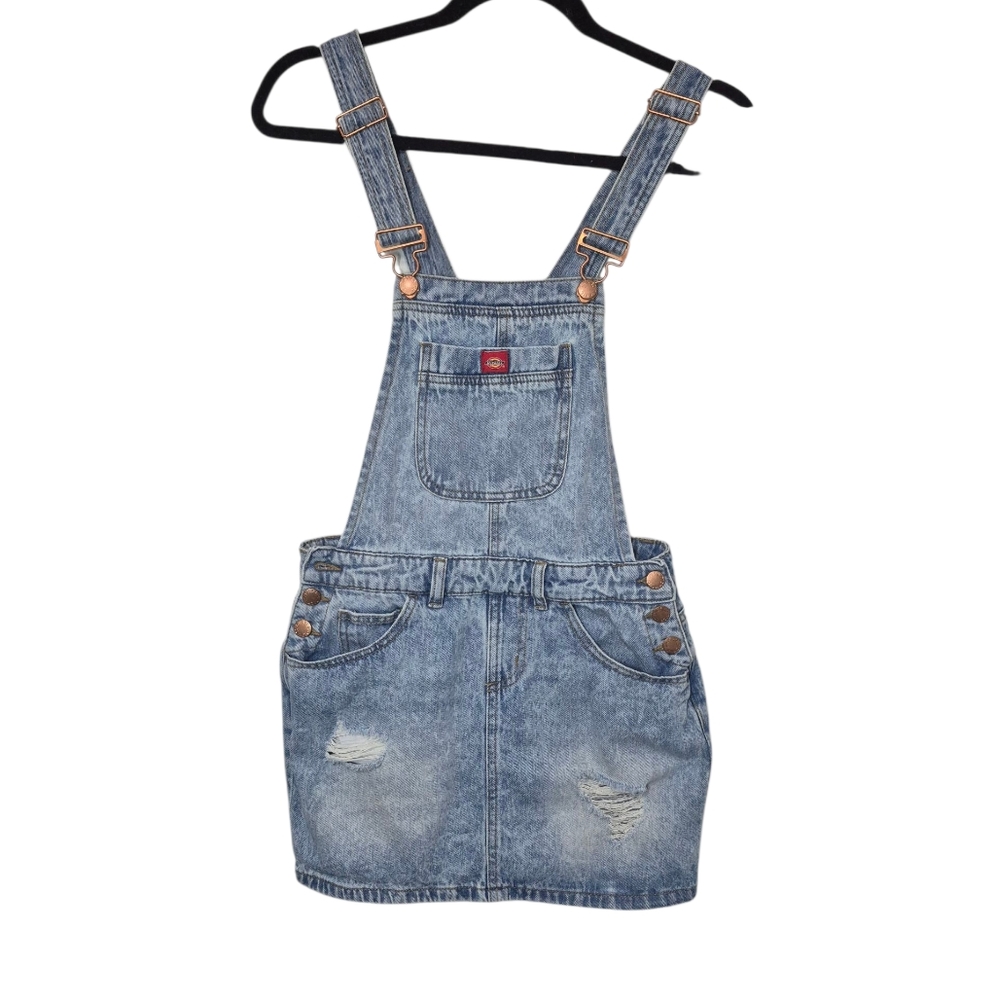 Dickies Blue Denim Overall Dress NWOT